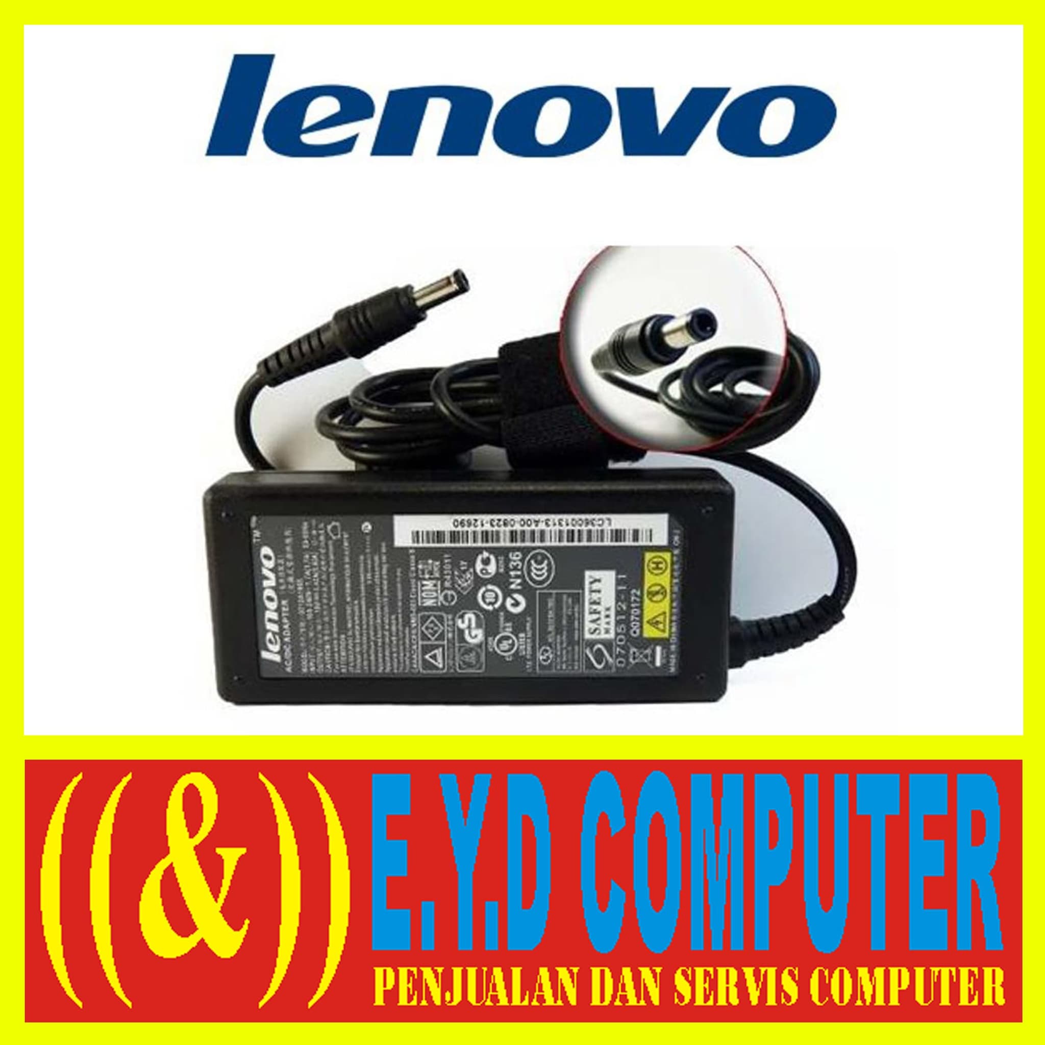 Adaptor Laptop Lenovo Sager 5100c Np3350i Np3360v Series 19v Volt