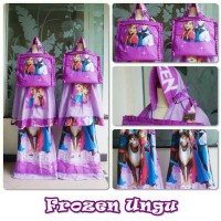Mukena Anak Karakter Frozen Ungu XL