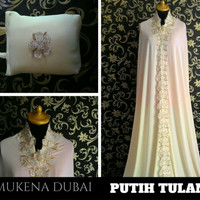 Grosir Mukena Cantik Mewah Elegan Murah Warna Putih Tulang