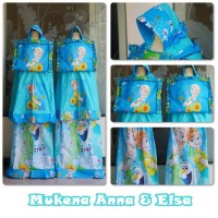 Mukena Anak Frozen Anna & Elsa - Size L ( 7-8 thn )
