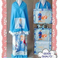 Mukena anak karakter Frozen Tosca uk. xs-xxl