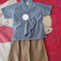 Baju koko anak + celana model sarung + peci