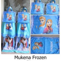 Mukena Frozen Biru Remaja