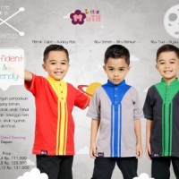 Baju Koko Anak Bahan Kaos Murah Little MUTIF Man LM 16
