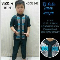 Promo Setelan Baju Koko Anak Lengan Pendek Terlaris