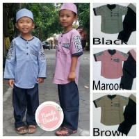 Baju Muslim Koko Anak 7 - 9 Tahun | Lengan Pendek