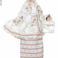 mukena katun jepang motif dewasa