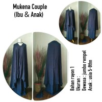 Mukena Couple Polos (Ibu dan Anak)