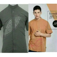 kemeja baju koko rabbani pria dewasa terbaru lengan pendek murah uk.XS