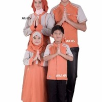 Baju Anak Muslim Koko Kaos Lengan Pendek AKA 05 Umur 0, 2, 4, 6 Tahun