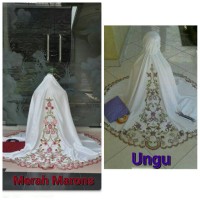 Mukena dewasa punggung janur / mukenah premium motif / mukena wanita