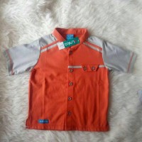 Promo Baju Koko Anak Murah Alnita AKA-05 Orange