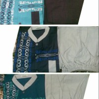 Stelan Baju Muslim Anak Laki/Stelan Koko Anak 1,2,3,4,5,6 Thn,Bordir