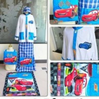 BAJU KOKO ANAK MUSLIM LENGKAP SAJADAH DAN SARUNG