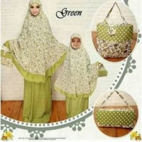 mukena couple malika ibu dan anak