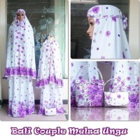 Mukena Couple Bali Melsa Ungu (Ibu+Anak) Murah