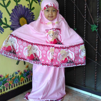 MUKENA ANAK 4-6 TAHUN FROZEN ( PINK ABU TOSCA BIRU )