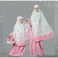 MUKENA BALI SAKURA COUPLE IBU DAN ANAK