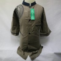 Grosir Baju Koko Muslim Anak Abu Lengan Pendek Baru Al Muttaqin KKT0 T
