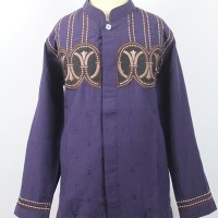 Jual Baju Koko Anak Warna Ungu Bordir/ Fashionable/ Bagus