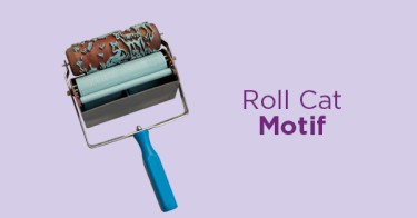 Jual Roll Cat Motif Tembok Lengkap - Harga Kuas Rol Cat 