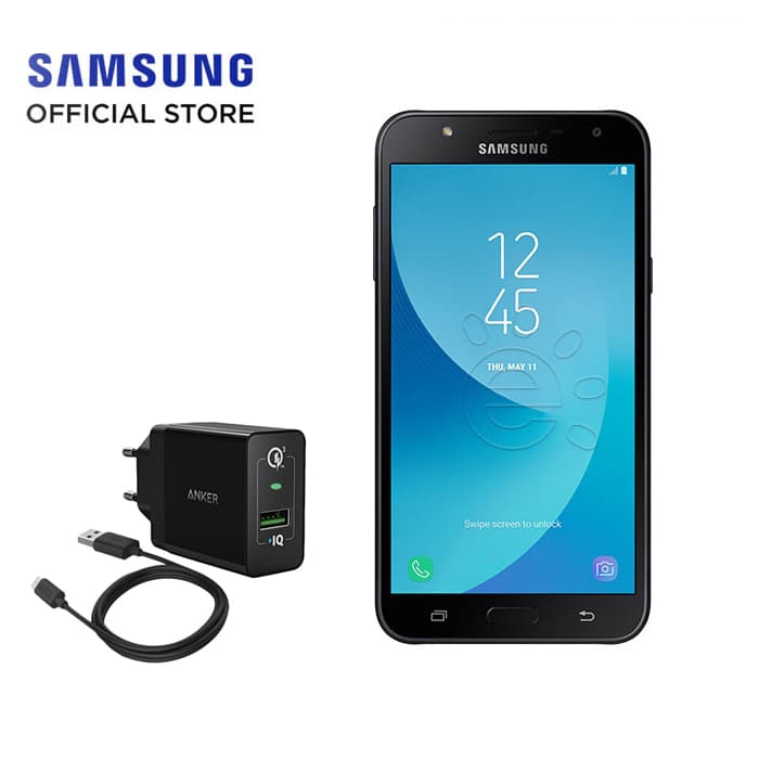 Samsung Galaxy J7 Core Black Free Anker PowerPort