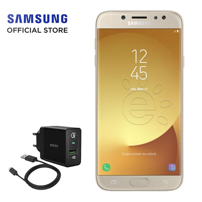 Samsung Galaxy J7 Pro Gold Free Anker PowerPort