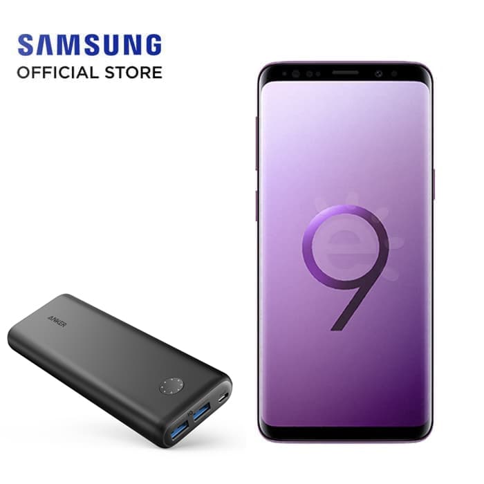 Samsung Galaxy S9 Purple Free Anker Powerbank 20000 mAh